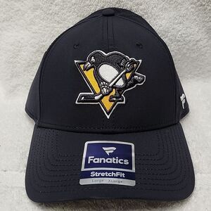 Fanatics Pittsburgh Penguins SATEEN L/XL Stretchfit Hat - New